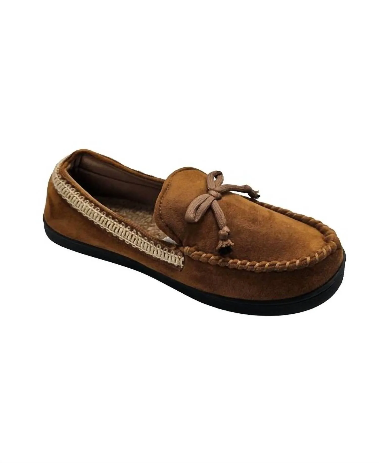 Lightweight Construction Instant Fit Walk Men's Microsuede Seth Moccasin In Cognac