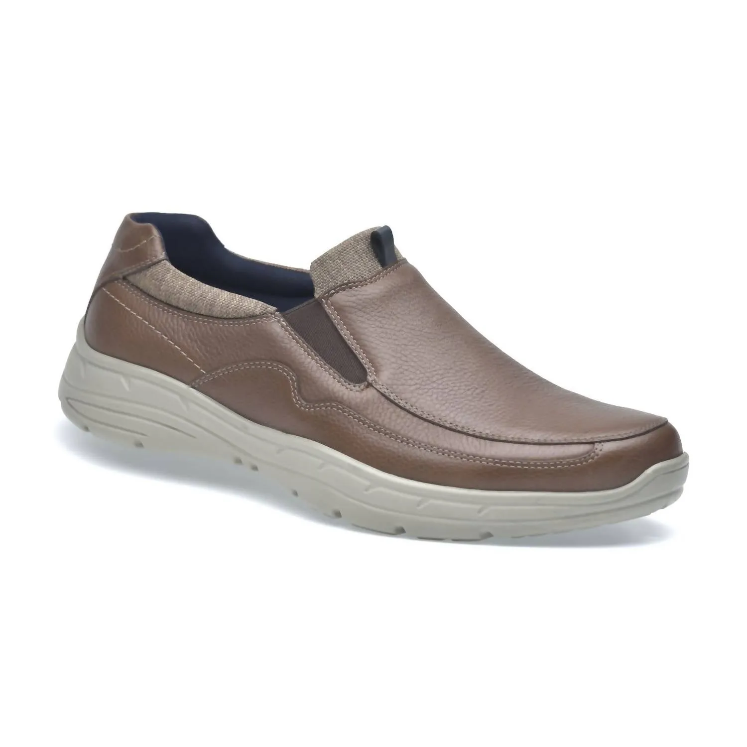 Men's Mocassin Abdiel In Dark Brown Quick Travel Walk