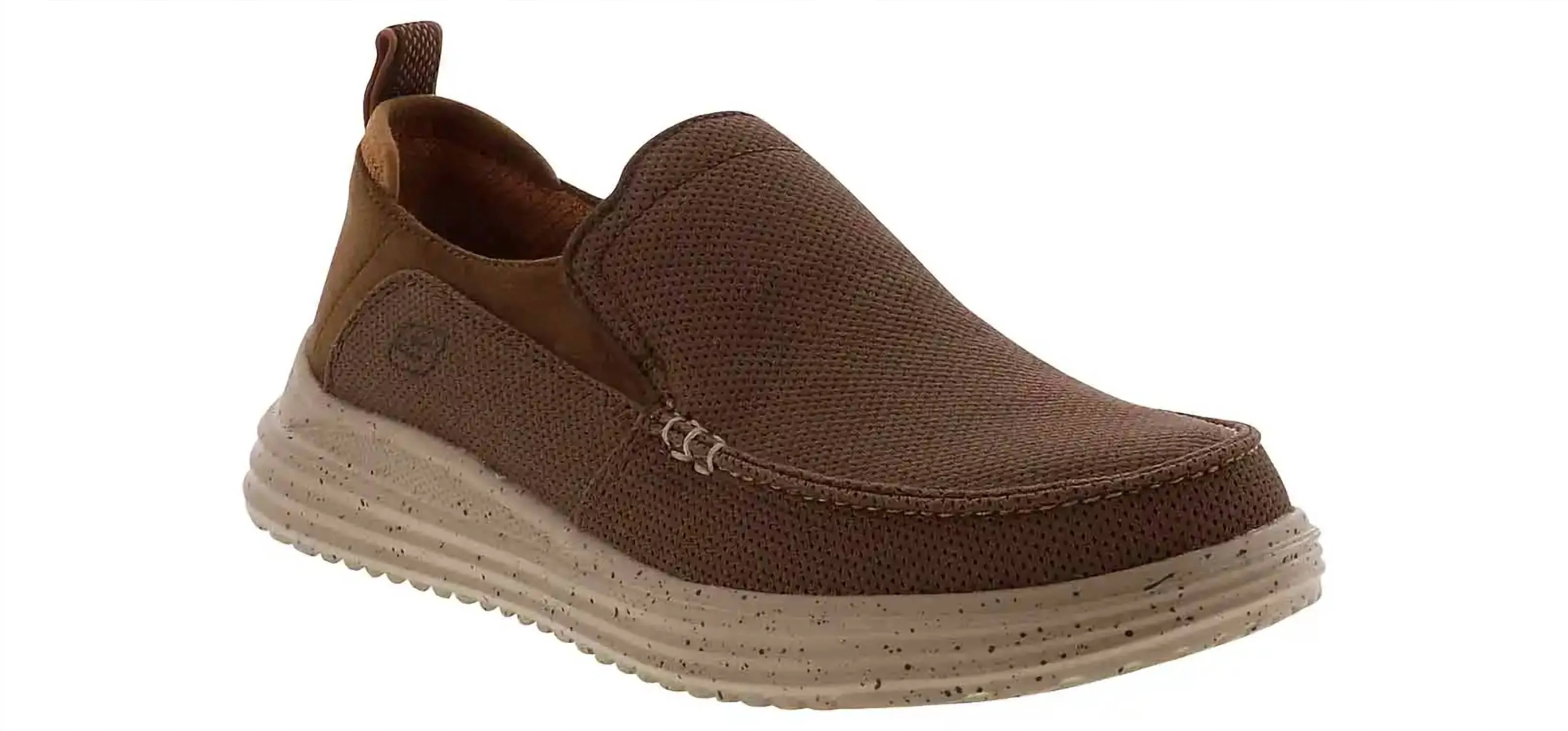 Men's Proven Slip-On Shoes In Brown Active Walk Fit