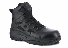 Men's Rapid Response Boot In Black Open Toe Design Durable Build
