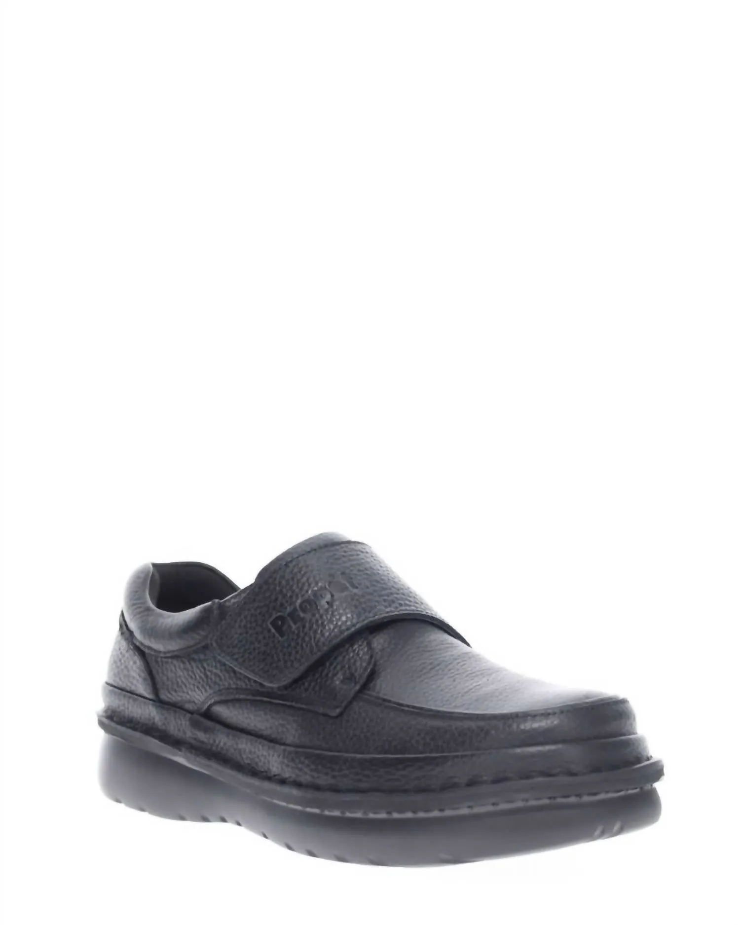 Quick Slip Fit Comfort Walk Men's Scandia Strap Loafer In Black