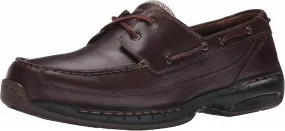 Instant Style Men's Shoreline Boat Shoes In Dark Brown
