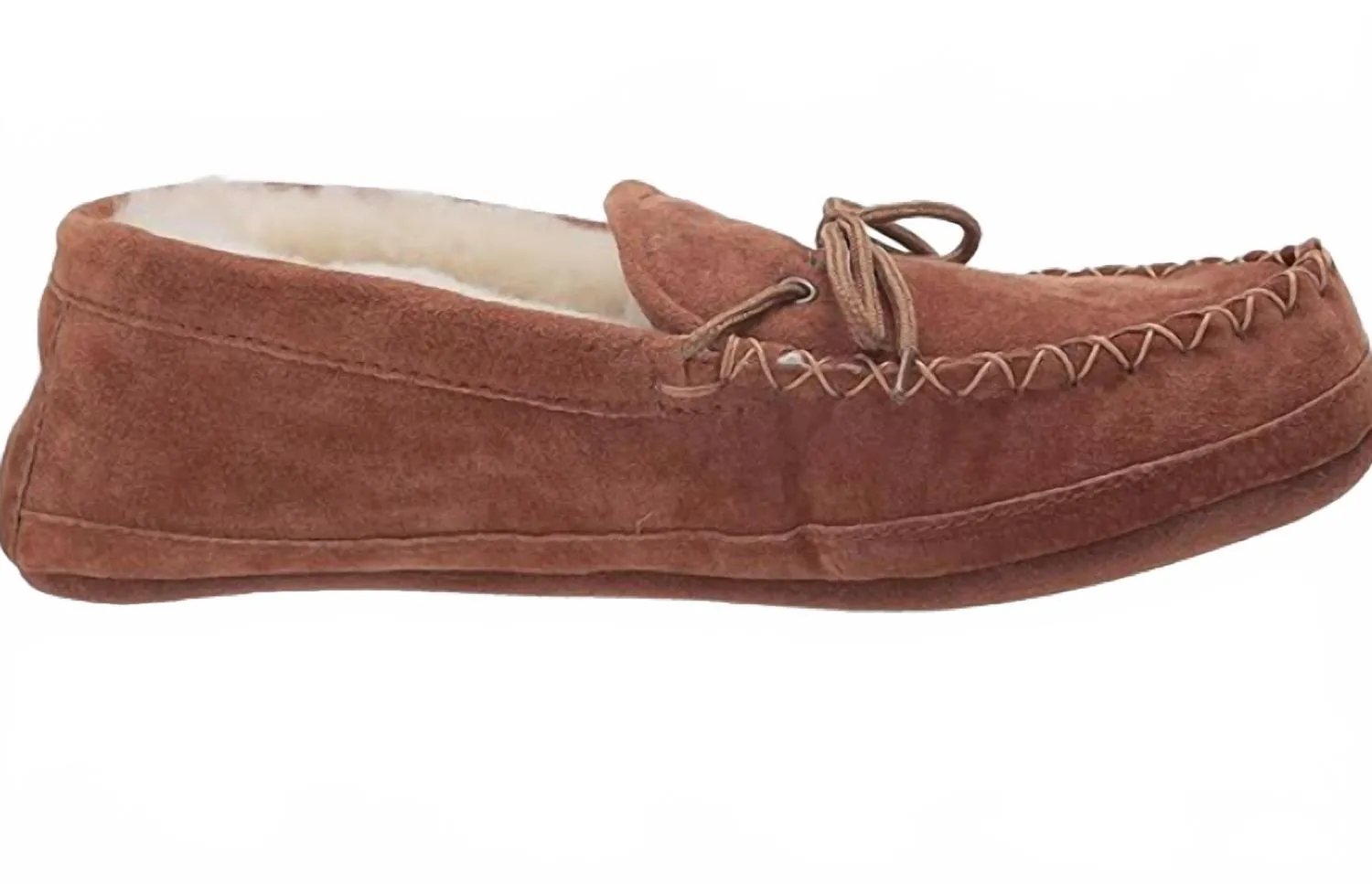 Men's Soft Sole Moccasin In Chestnut Comfortable Walk