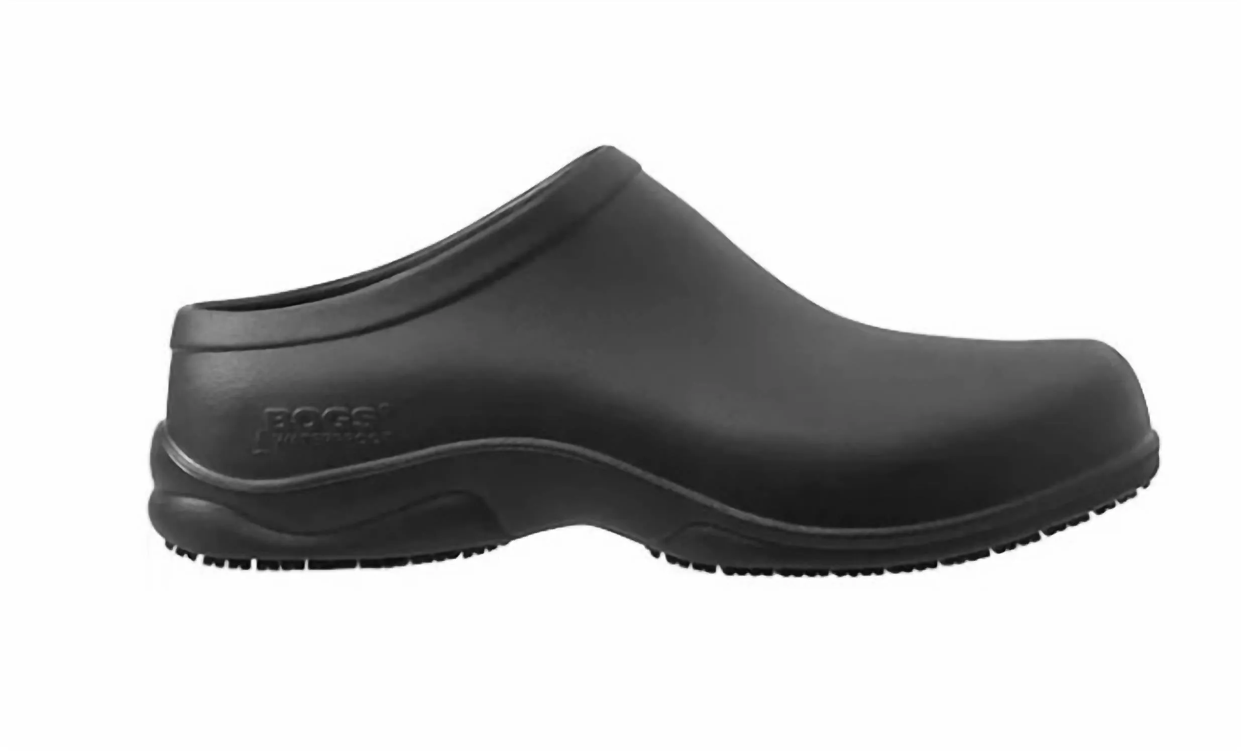 Men's Stewart Clog In Black Non Marking Outsole