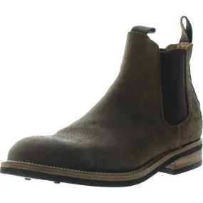 Mens Stretch Suede Chelsea Boots Feather Light Rural Traveler