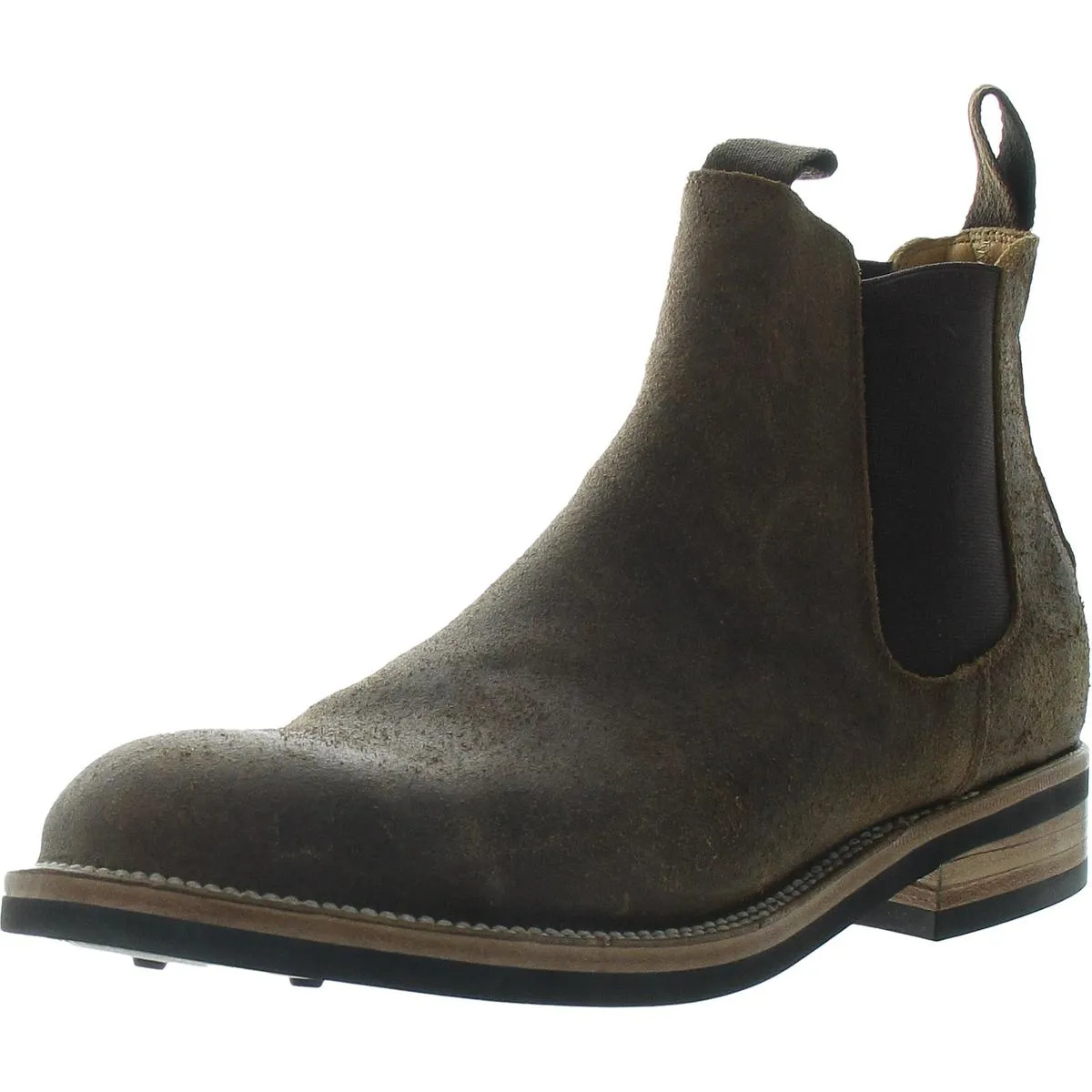 Mens Stretch Suede Chelsea Boots Feather Light Rural Traveler