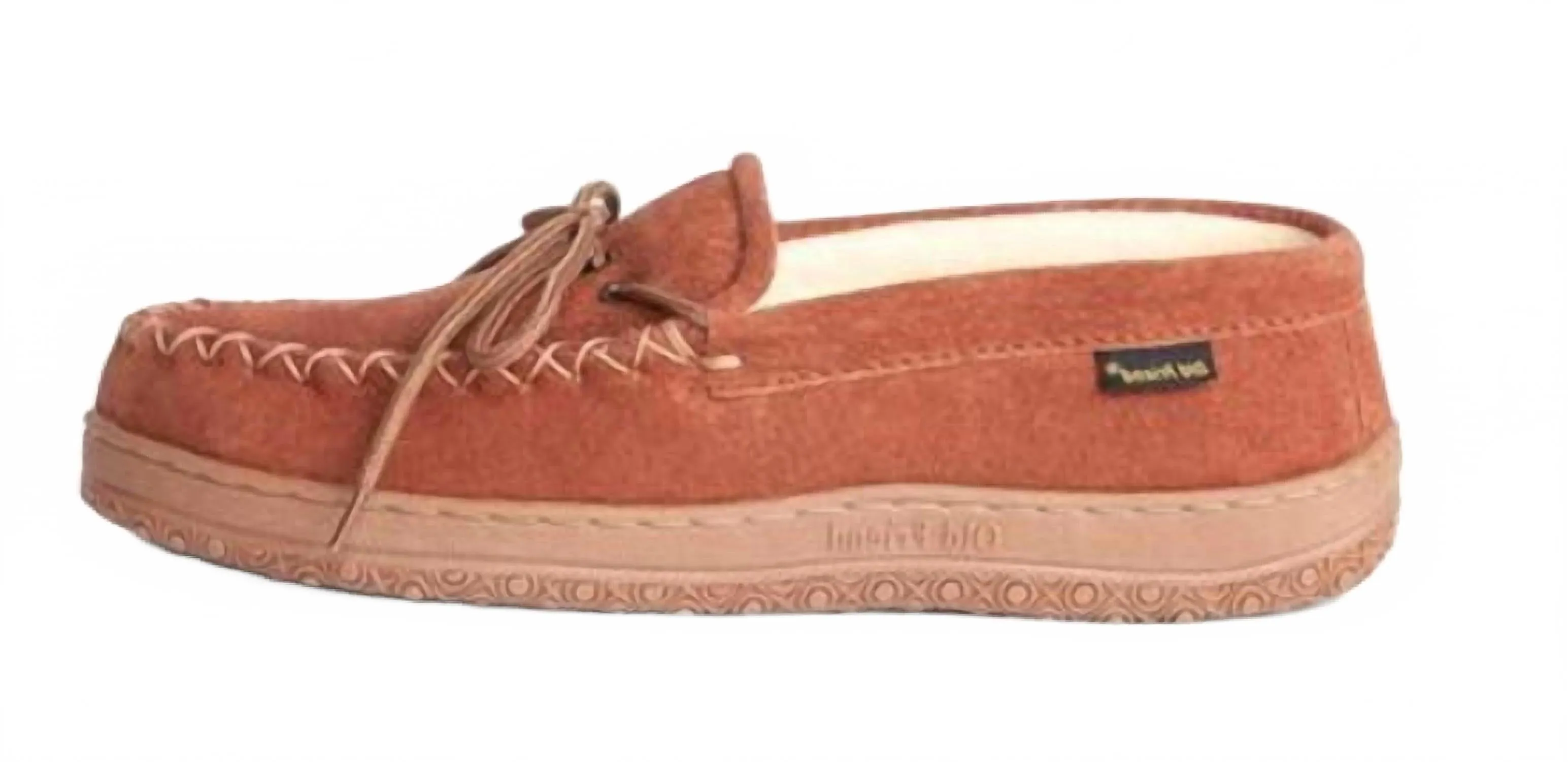 Men's Terry Cloth Moccasin Wide In Chestnut Day Out Shoes Comfort Grip