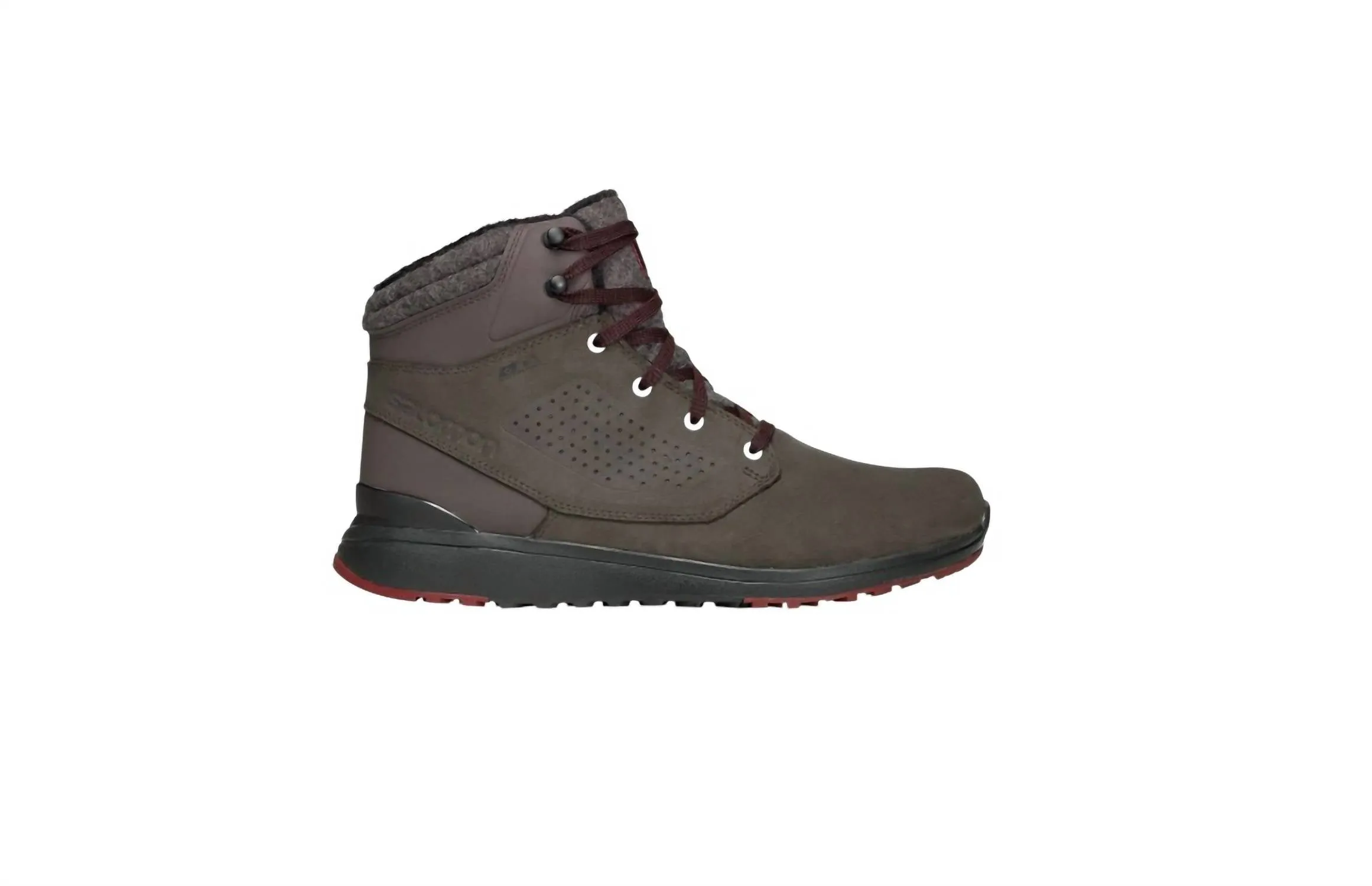 Men??S Utility Winter Waterproof Hiking Boots In Shale/black/syrah City Street All Day Comfort