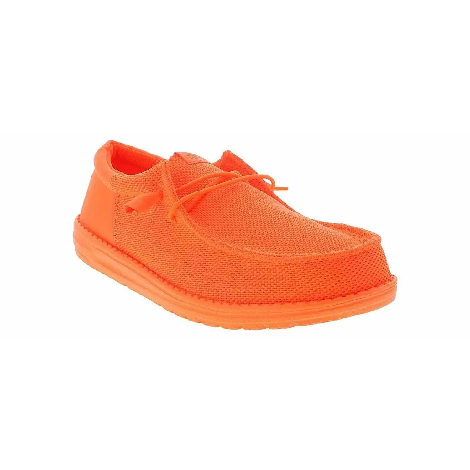 Day Out Shoes Instant Fit Men??S Wally Funk Mono Slip-On Shoes In Neon Orange