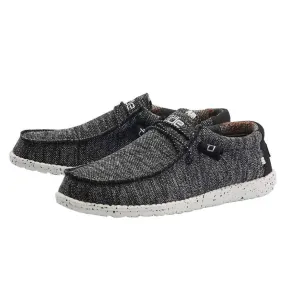 Slip On Style Active Movement Men's Wally Sox Shoes In Black White