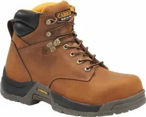 Cushioned Step Cold Climate Men's Waterproof 6" Broad Bruno Toe Work Boot In Brown