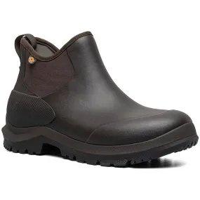 Mens Waterproof Man Made Chelsea Boots Leather Comfort