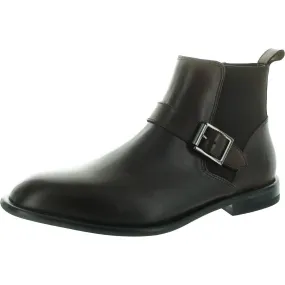 Breathable Nature Lover Mens Zipper Leather Chelsea Boots