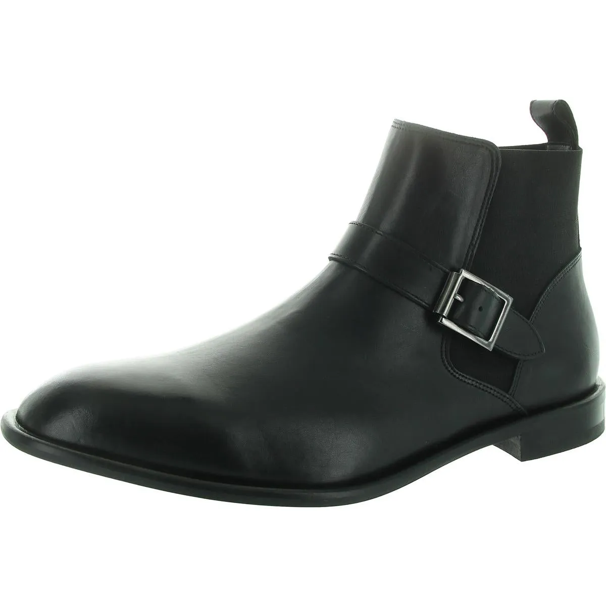 Multi Terrain Mens Zipper Leather Chelsea Boots