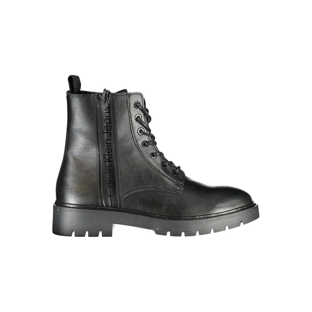 Sleek Function Calvin Klein Sleek Ankle Boots with Laces and Zip Men's Detail
