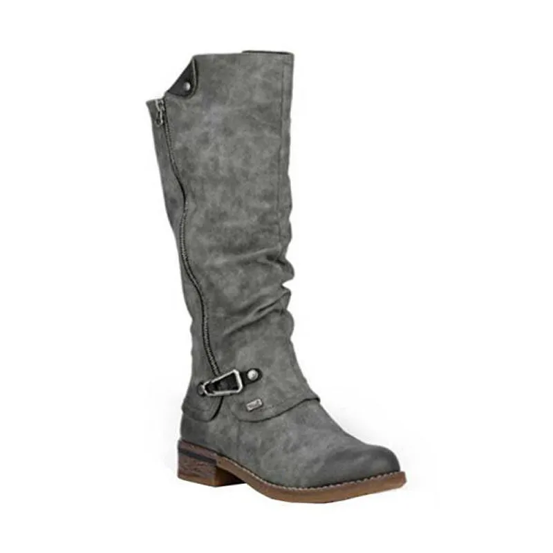 Women's Rieker Fabrizia 52 Grey Stage Show Stable Support Rural Traveler
