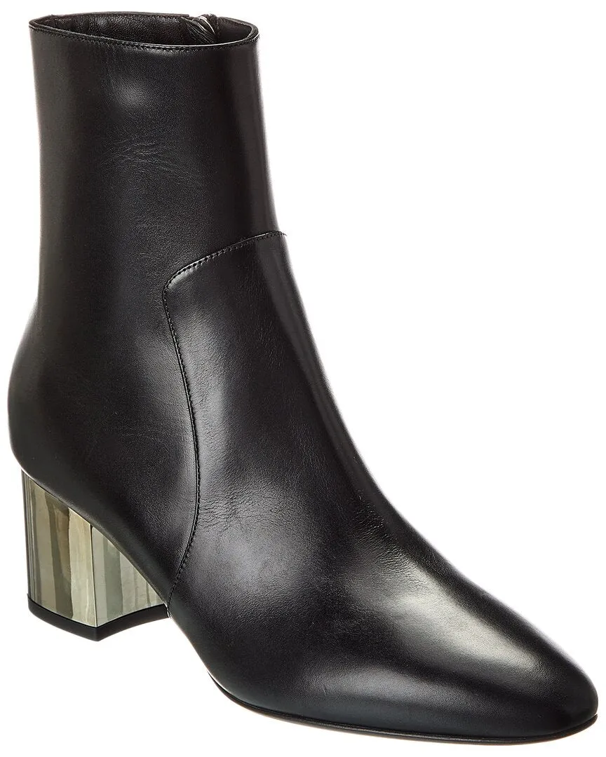 Cushioned Step Winter Walker soft fit Michael Kors Collection Gloria Runway Leather Bootie