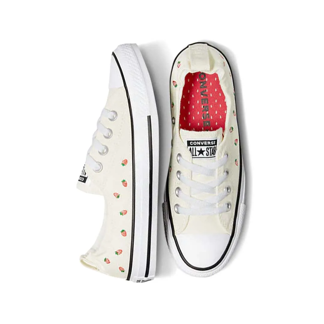 Converse - Women's Chuck Taylor All Star Shoreline Strawberry Slip On Shoes (A14931C) Reinforced sidewalls Comfort Ankle Support