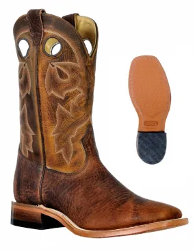 mud proof Men's Shrunken Bomber Boot In Brownd Oiled