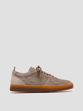 Sturdy Heel ASSET 001 - Taupe Suede Low Top Sneakers