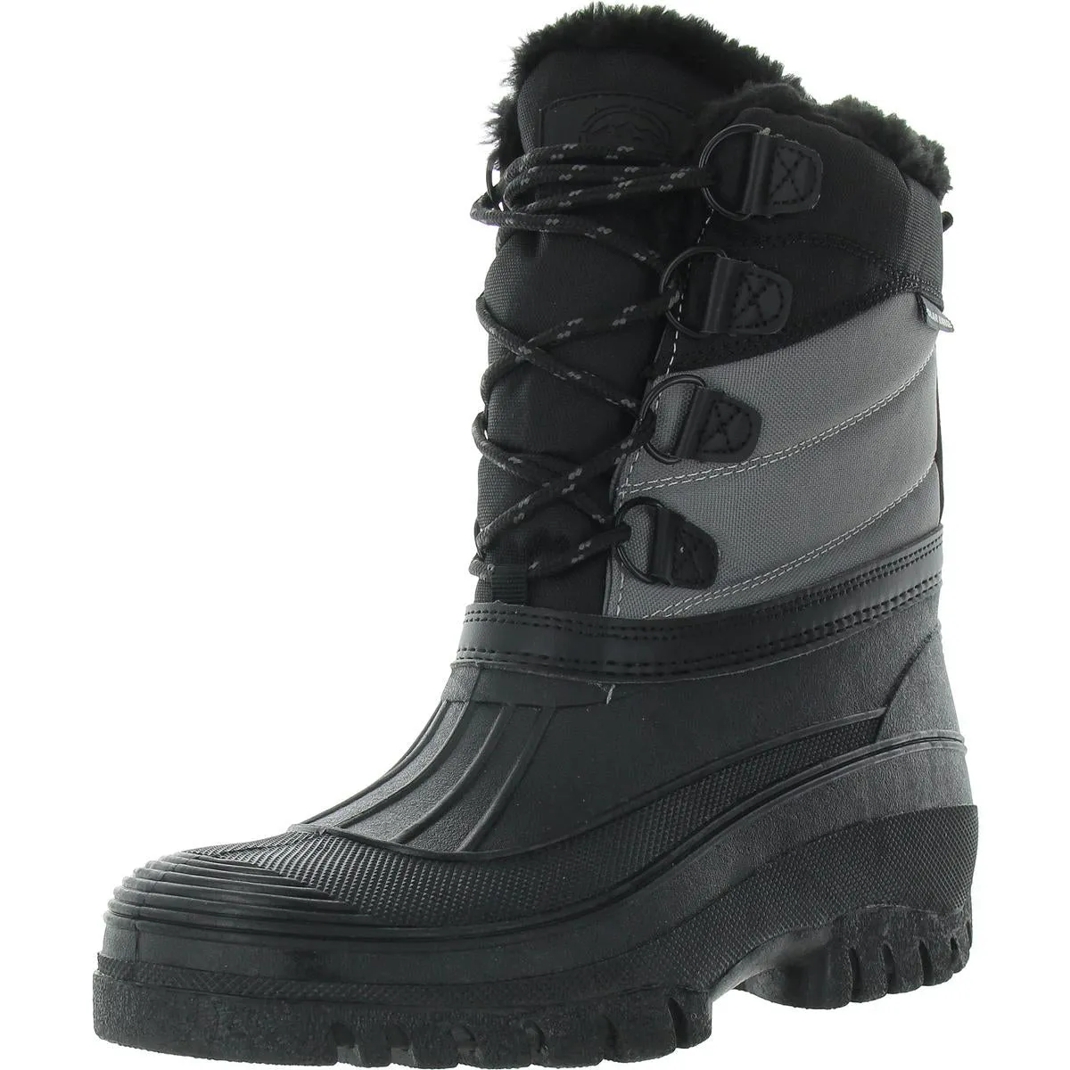 Farmer Decker 01 Mens Faux Fur Lined Manmade Winter & Snow Boots