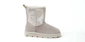 Reinforced Form Night Travel Women's Turano 7.5 Boots In Etched Cow/silver