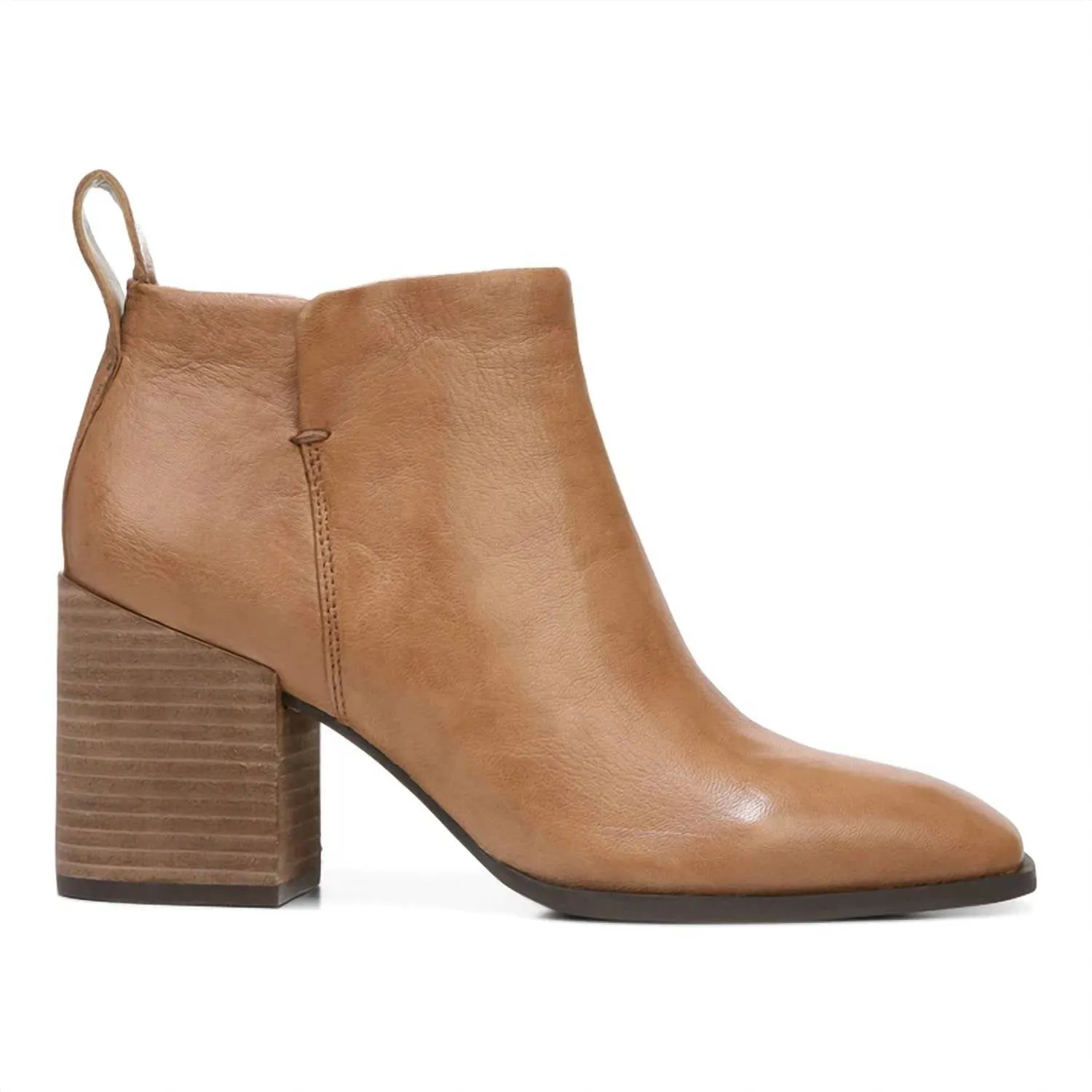 Women's Lyssa Distressed Leather Ankle Boot In Toffee Anti Odor Daily Walks Compact Form