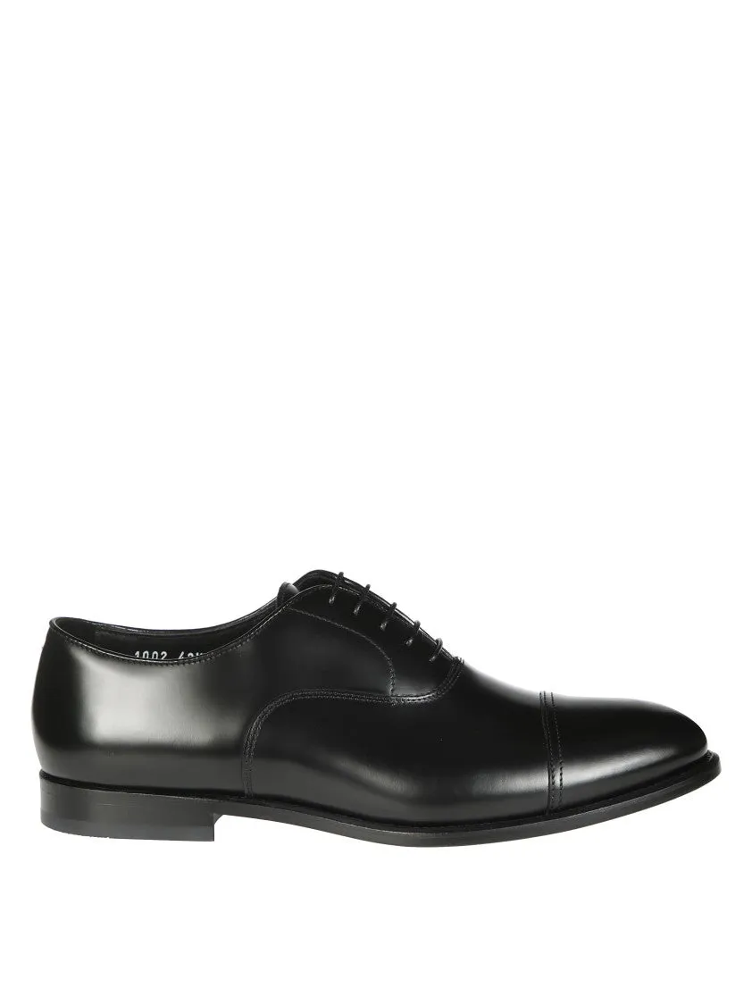 Black Leather Oxford Shoes Classic Touch
