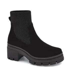 Women's Comfortech Textile Boots In Black Lightweight Minimal Impact