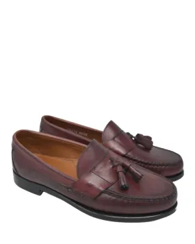 Flexible Ease Laid Back Look Men's Schreir Loafers In Oxblood