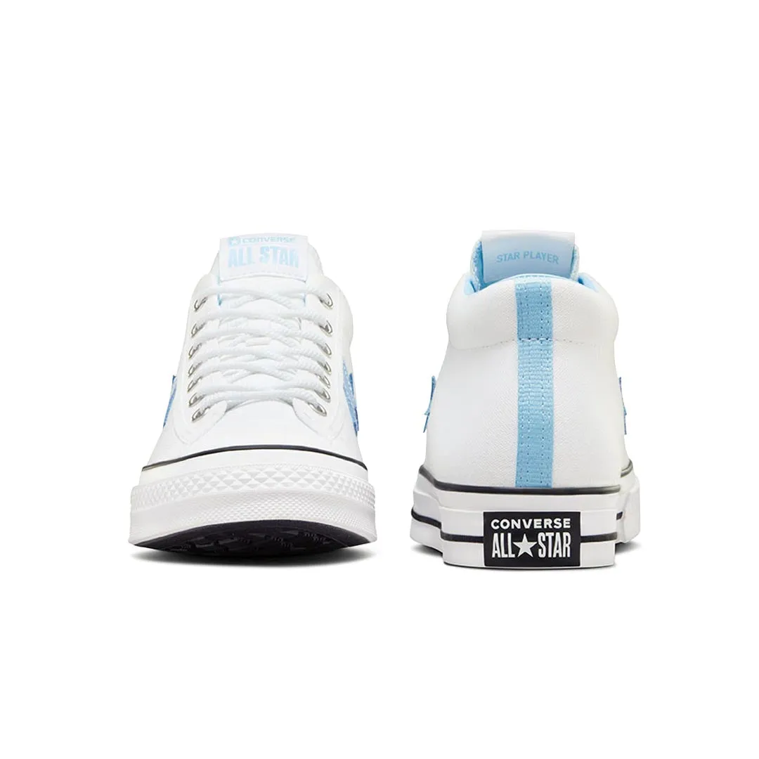 Converse - Unisex Star Player 76 Mid Top Shoes (A07519C) Road Running Trendy Appearance