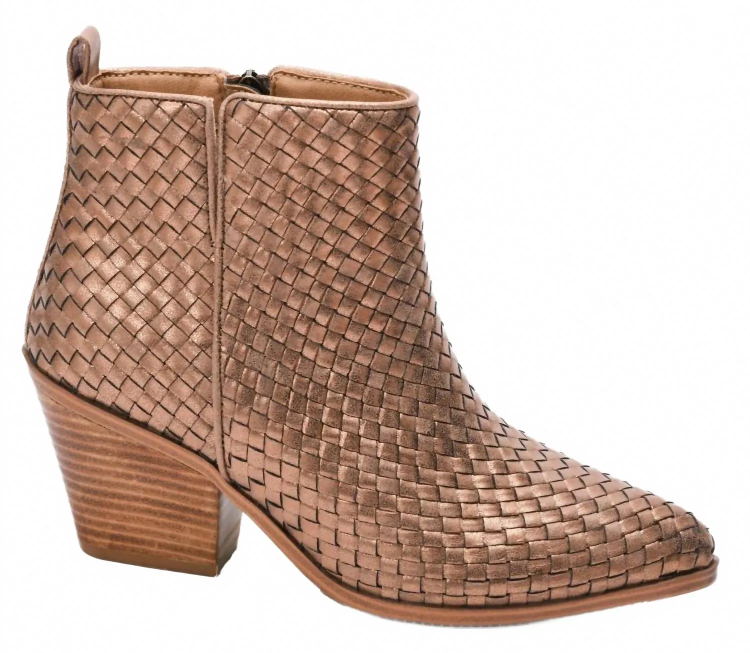 Women's Come And Get It Leather Boots In Bronze Anti blister Sleek Outline