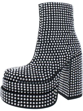 Womens Man Made Ankle Boots Long Hour