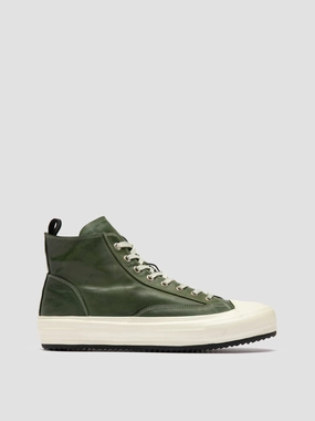 Soft Walk MES DD 002 - Green Leather Sneakers