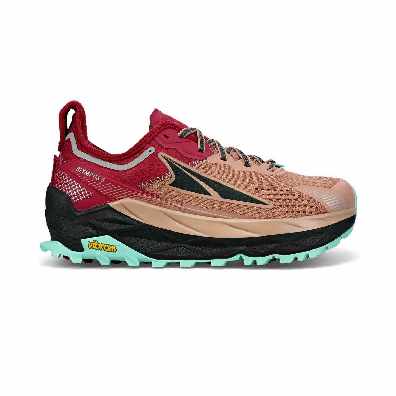 cultural - themed running gear Women's Olympus 5 Trail Running Shoes In Brown/red