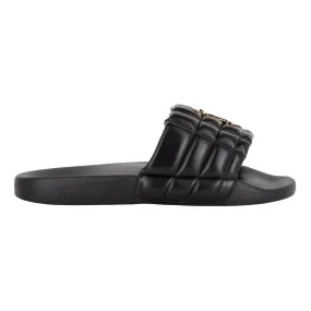 Monogram Motif Quilted Lambskin Slides Comfort First