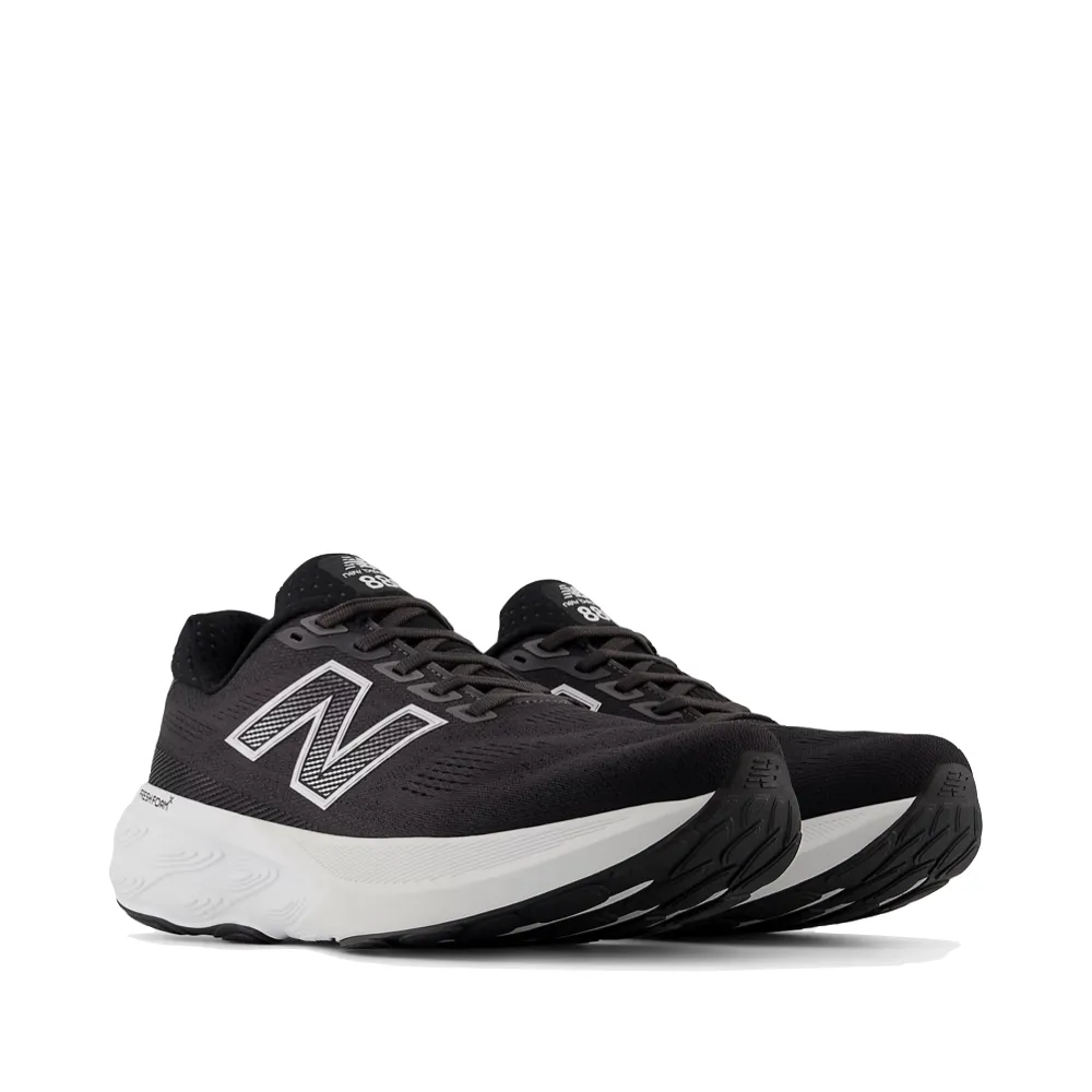 New Balance Men's Fresh Foam X 880v15 in Black with White and Reflection Carbon Fiber Reinforcement