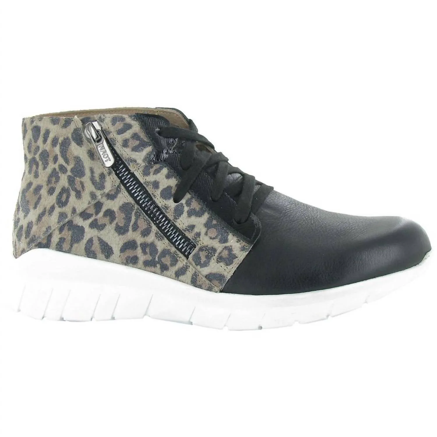 Women's Polaris Boot In Black/cheetah Waterproof Traction