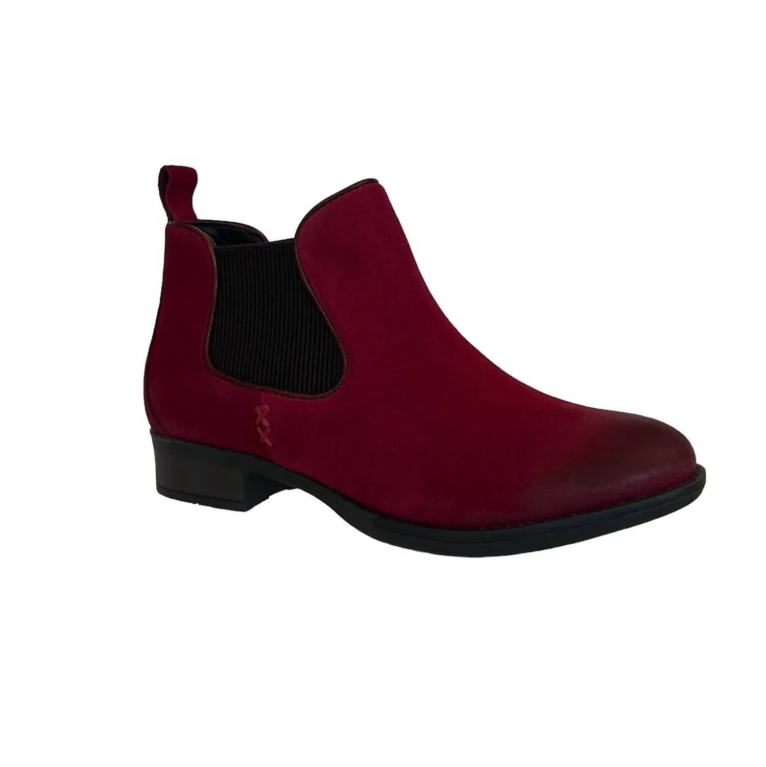 Women's Petra Boots In Rhubarb Slip-On Style