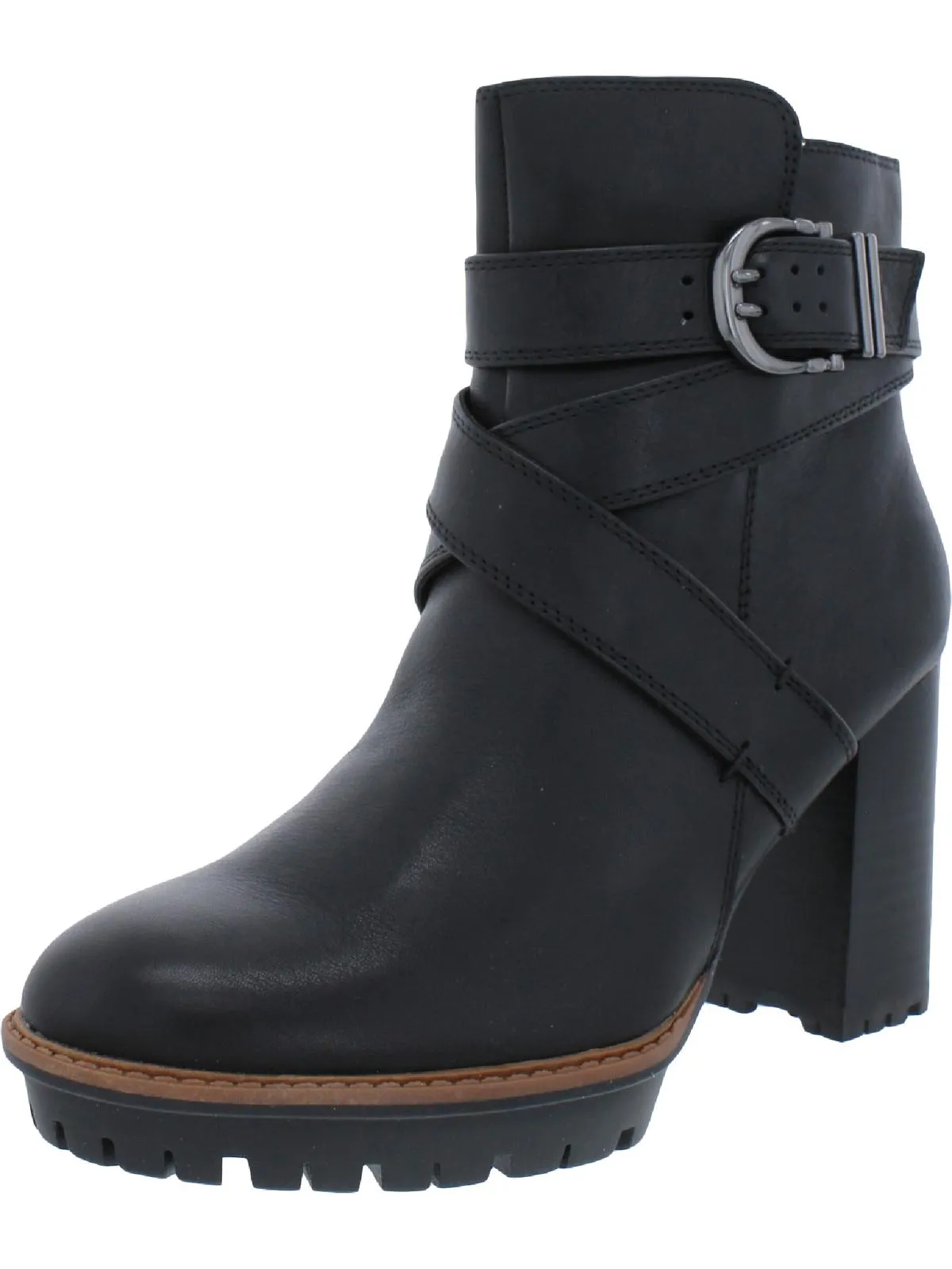 Mud Resistant All Day Wear High-Performance Footwear Lyra Womens Leather Ankle Booties