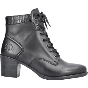 Scandi Cool Women's Ines 40 Faux Leather Ankle Boots In Black