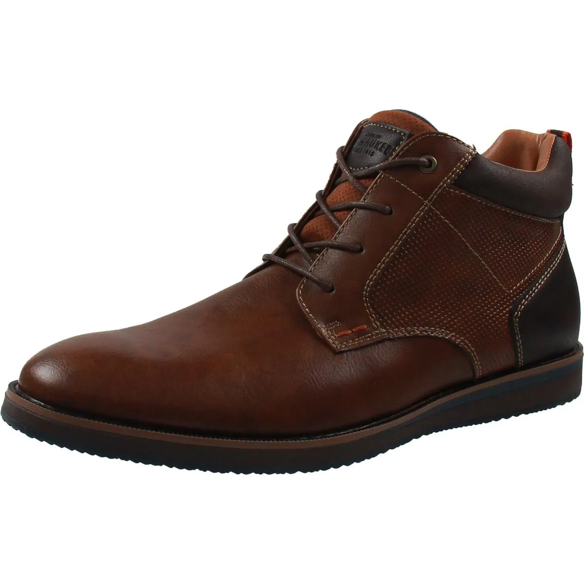 Stable Support Backcountry Camper Mens Faux Leather Comfort Insole Ankle Boots