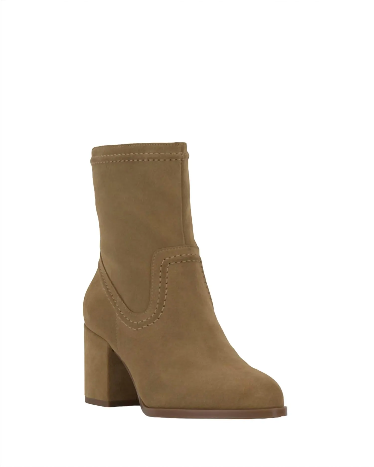 Minimal Look Holiday Feel Pailey Ankle Boot In New Tortilla