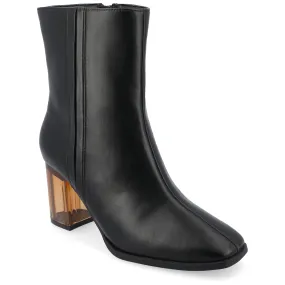 Journee Collection Women's Tru Comfort Foam Clearie Booties Hard Terrain