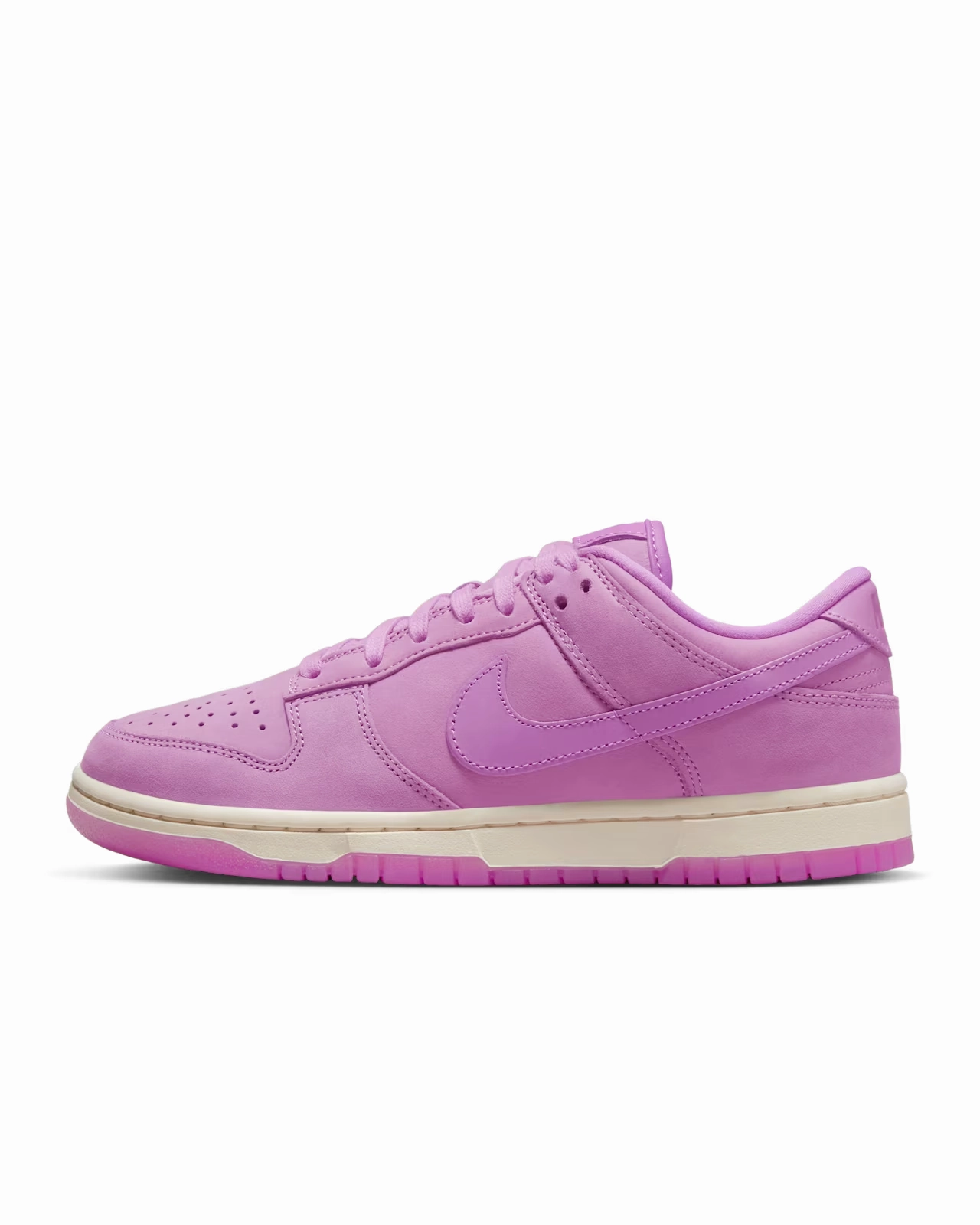 Nike Dunk Low DV7415-500 Sneaker Women's 5.5 Rush Fuchsia Lifestyle Shoes GBNC72 running in a plastic bridge area shoes