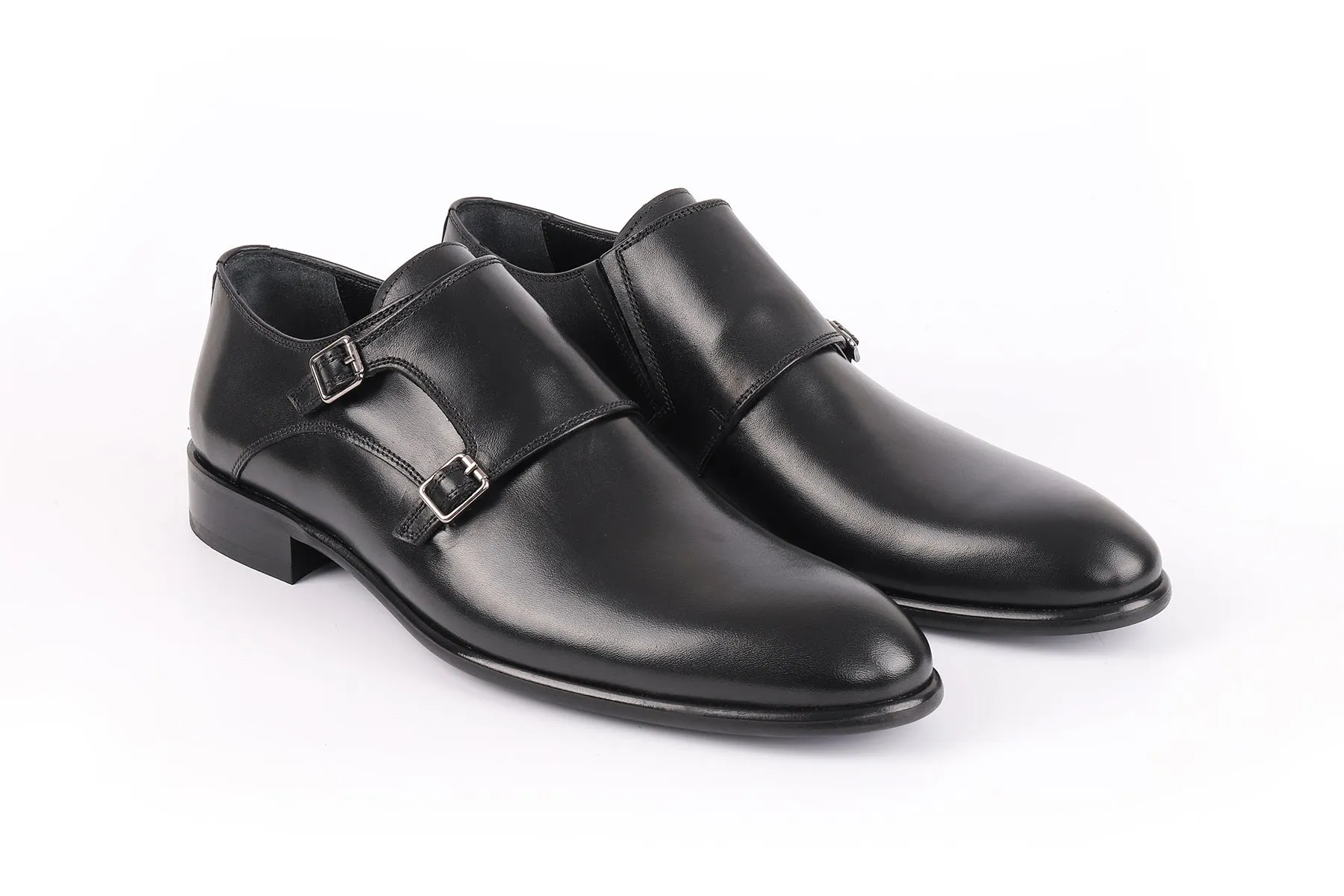 Nemo Double Monk Dress Shoes Minimal Color American Shade