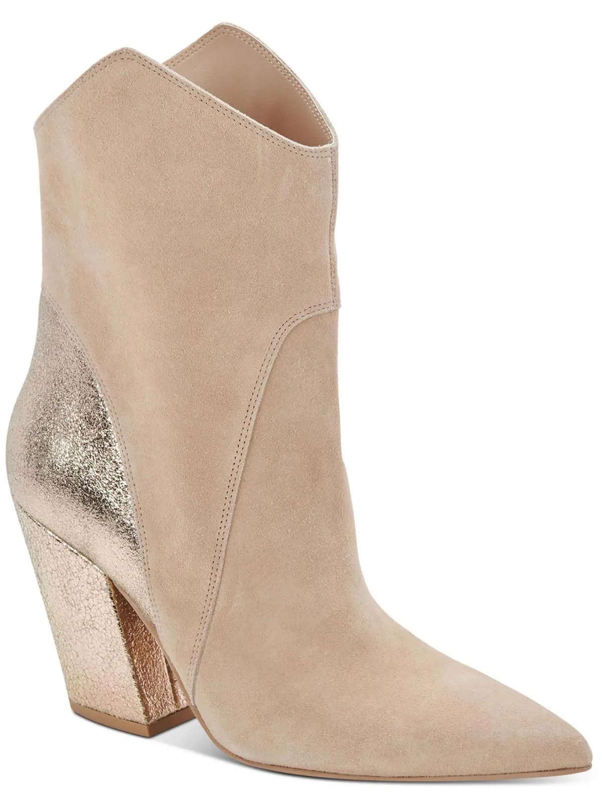 Nestly Womens Suede Two Tone Ankle Boots MemoryFoam EVAOutsole