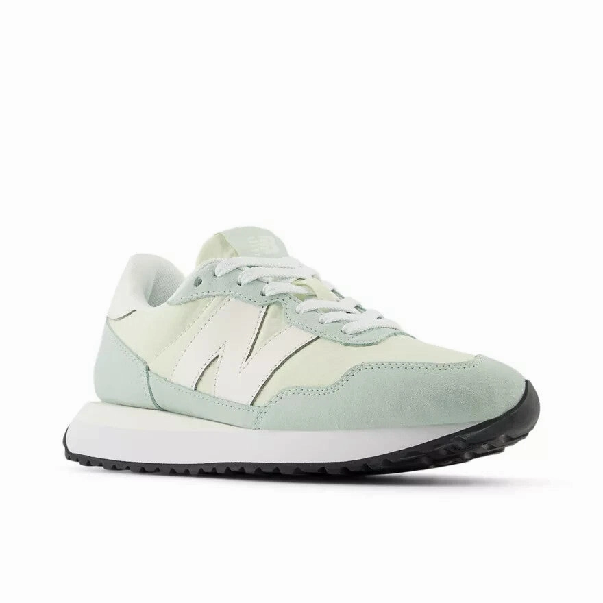 New Balance 237 WS237HTG Sneakers Womens US 8 Green Suede Lifestyle Shoes ZOGG87 running in a plateau shoes Adaptive Footbed Tech