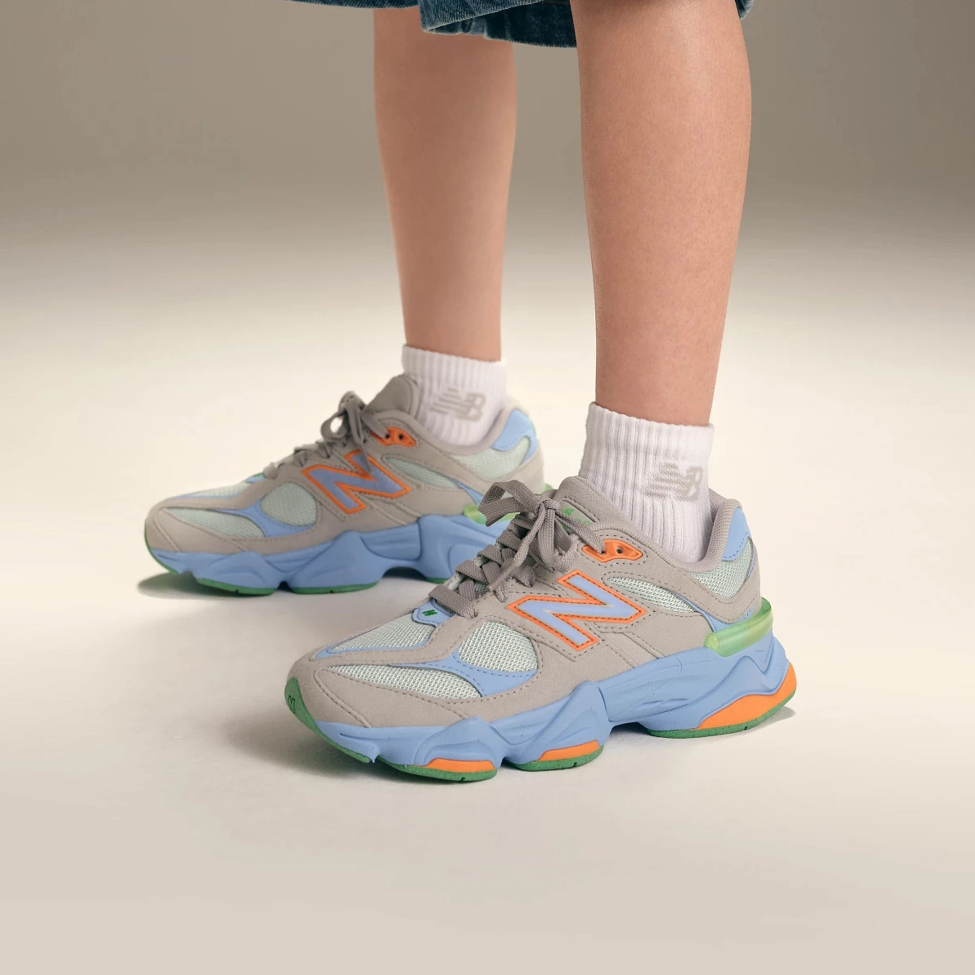 New Balance Kids 9060 Shoes Sleek Shape