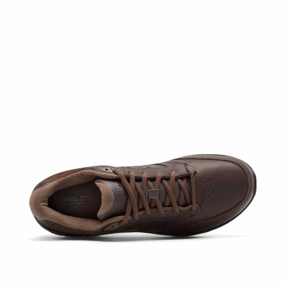 New Balance Men's 928v3 Leather Sneaker in Brown Ergo Frame